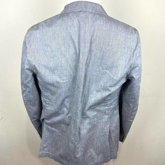 J.Crew‎ Grey Ludlow Somelos Cotton Blazer Men’s 44R Read - Picture 6 of 16